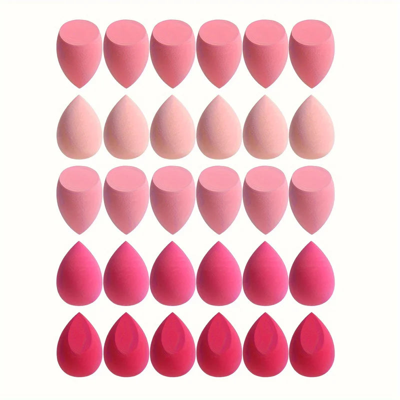 Makeup Sponge Set 7 or 18 Pieces Dual-Use Powder and Liquid Applicators