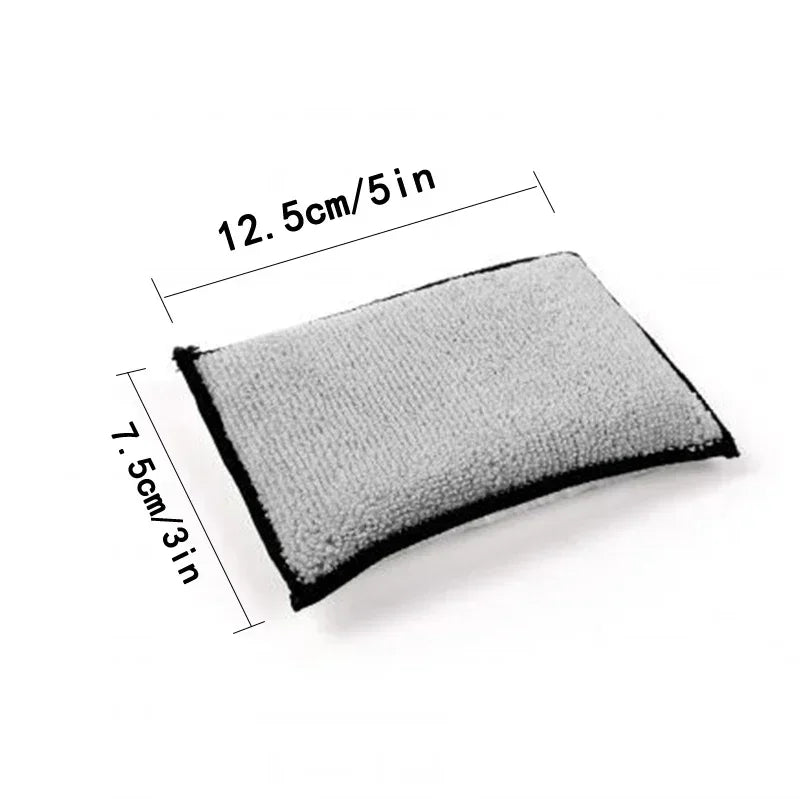 Auto Detailing Microfiber Scrubbing Sponge Set for Car Interior Cleaning
