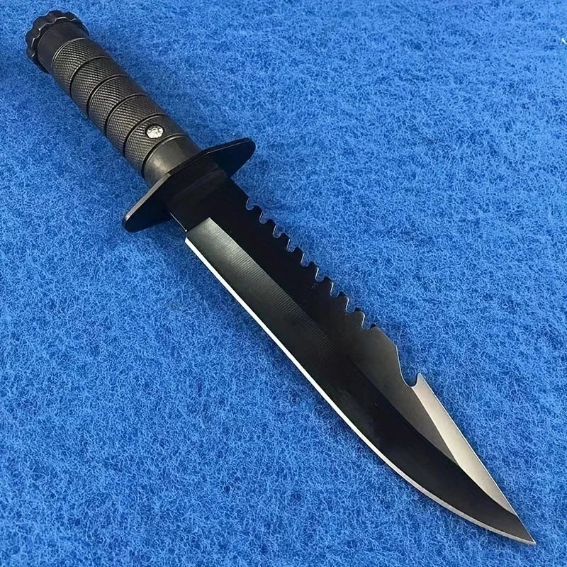 Multi-Function Fixed Blade Tactical Knife with Sheath - High Hardness Portable Tool