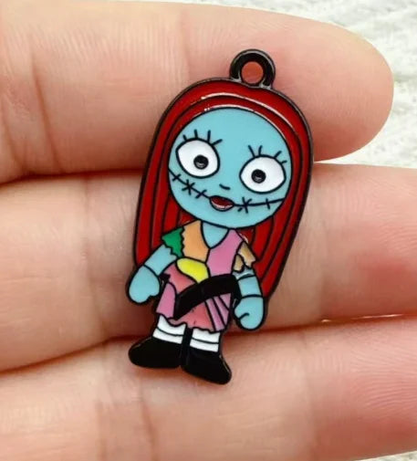 10 pcs Enamel Halloween Charms for Jewelry Making Necklaces Earrings Bracelets DIY Crafts