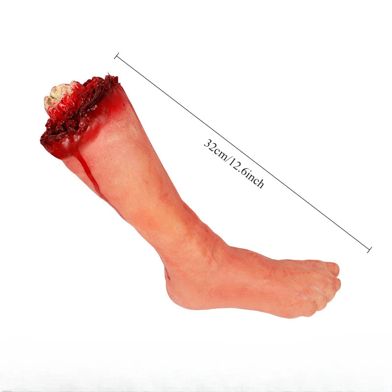 Halloween Bloody Severed Human Arm Prop for Haunted House Yard Decor