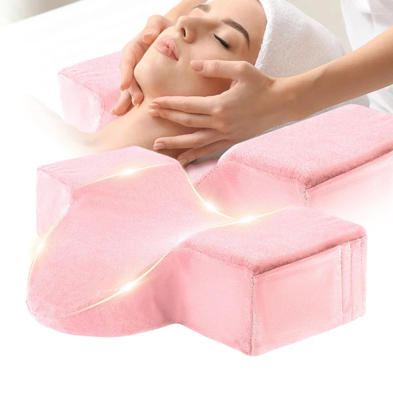 Eyelash Pillow Neck Support U-Shaped Memory Foam Pillow for Lash Extensions