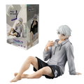 Blue Lock Action Figures Nagi Seishiro Anime Sitting Figurine PVC Collectible Model Kids Toy