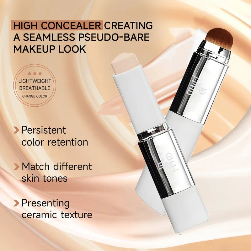 2-in-1 Foundation Stick with Long-Lasting Coverage and Natural Finish