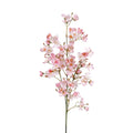 Artificial Flower Branch with Realistic Pear Blossom - Handmade Faux Floral Decoration