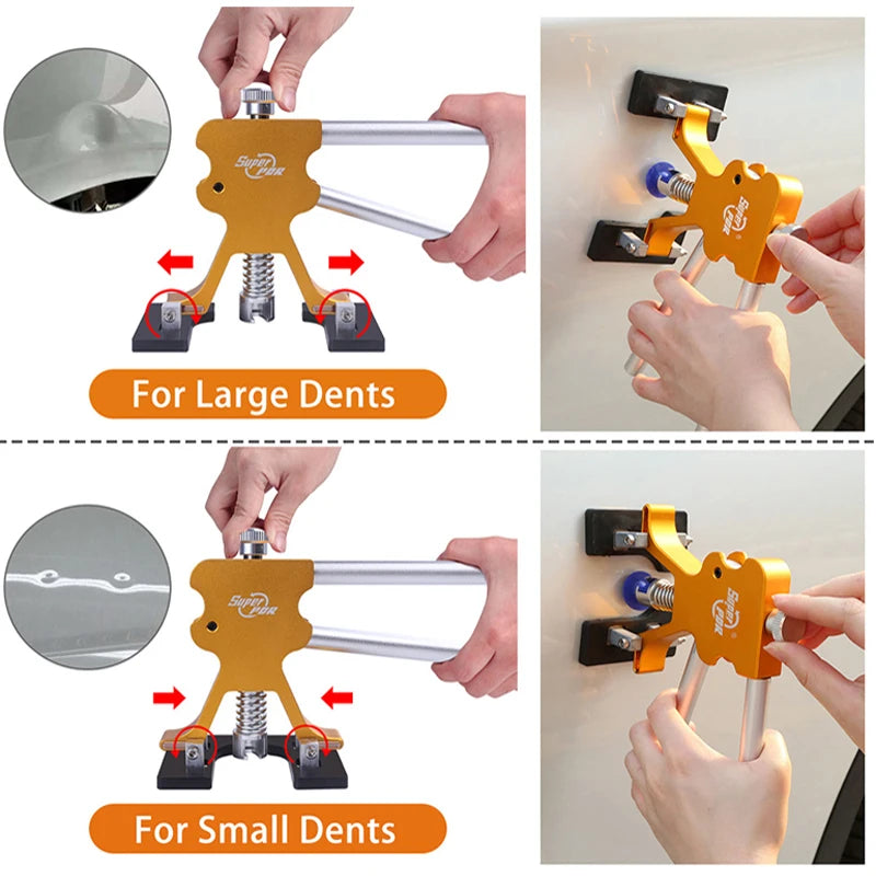 Car Dent Repair Kit - Paintless Body Ding Removal Tools with Suction Cups