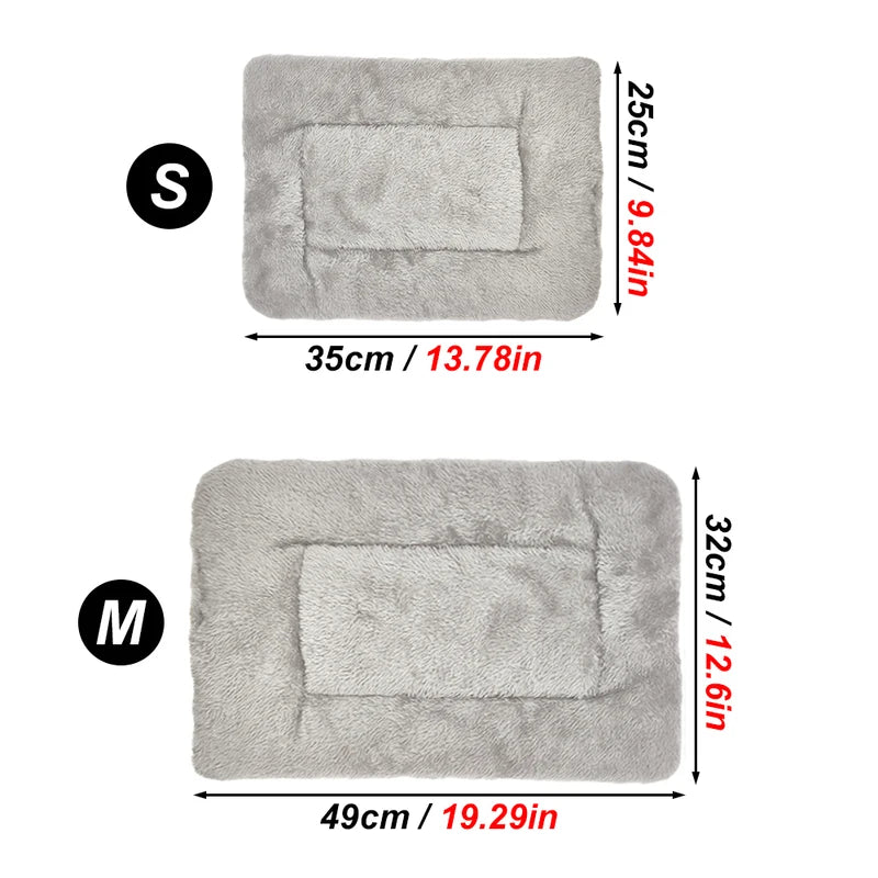 Reversible Plush Pet Bed for Small Animals Ultra Soft Guinea Hamster Rabbit Squirrel