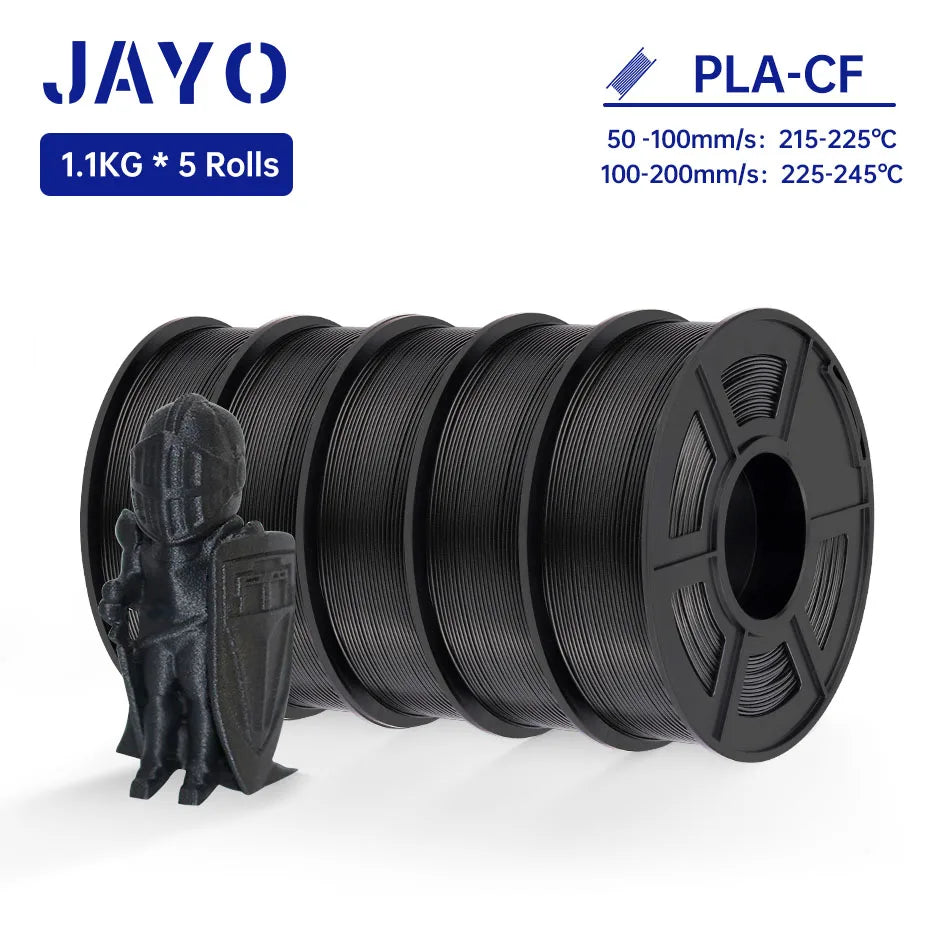 High-Strength PETG Carbon Fiber 3D Printer Filament 1.75mm for Impact-Resistant Prints