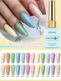 2025 Macaron Color Gel Nail Polish Set - 12 Trendy Shades Long-Lasting & Chip-Resistant