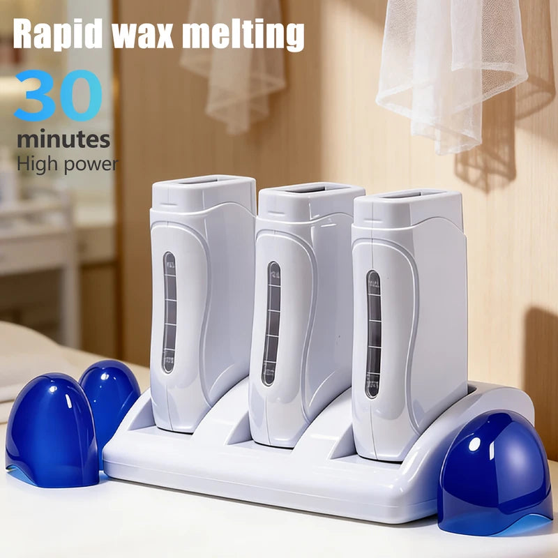 Electric Wax Warmer Machine for Hair Removal - Portable & Safe