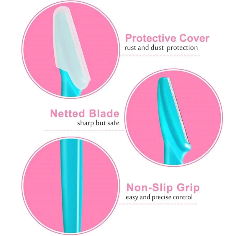 Multipurpose Face & Eyebrow Razor Set - 5-30PCS Face Shaving & Makeup Tools
