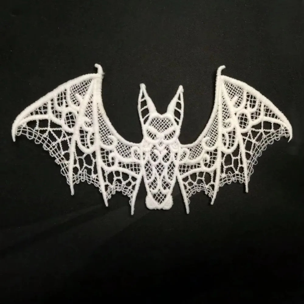 Halloween Bat Decor Pendant Lightweight Realistic Lace Bird Wildlife Decoration