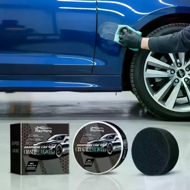 Car Paint Protection Wax - Long-Lasting Waterproof Crystal Coating for Exterior Care