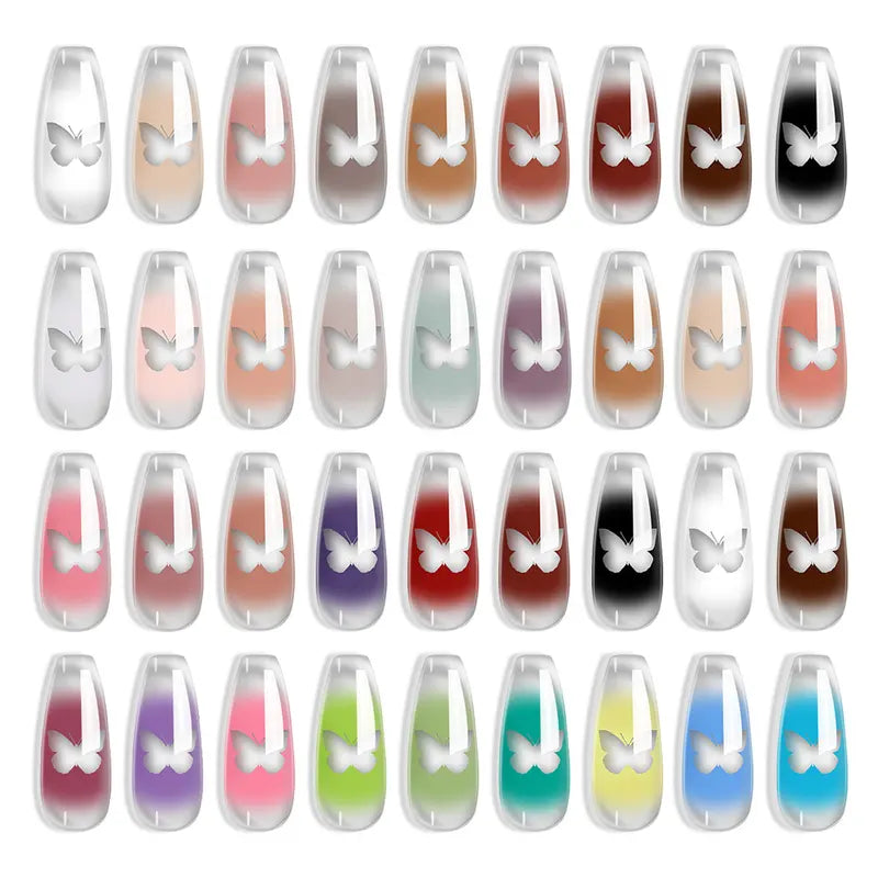 Gradient Painting Gel Nail Polish Kit for DIY Nail Art - Quick-Dry & Long-Lasting