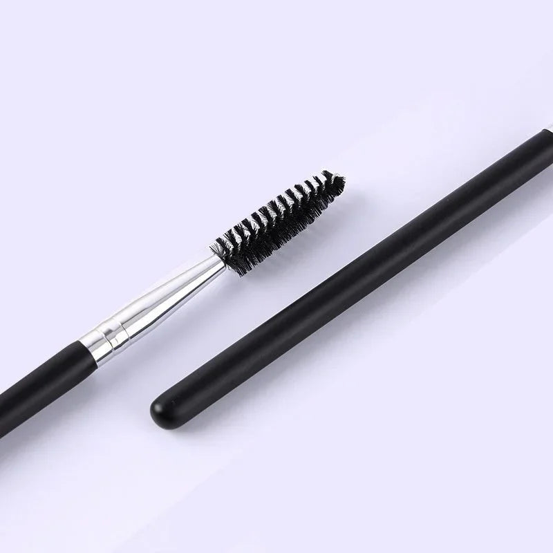 5PCS Eyebrow and Eyelash Makeup Brush Set - Portable Cosmetic Tools