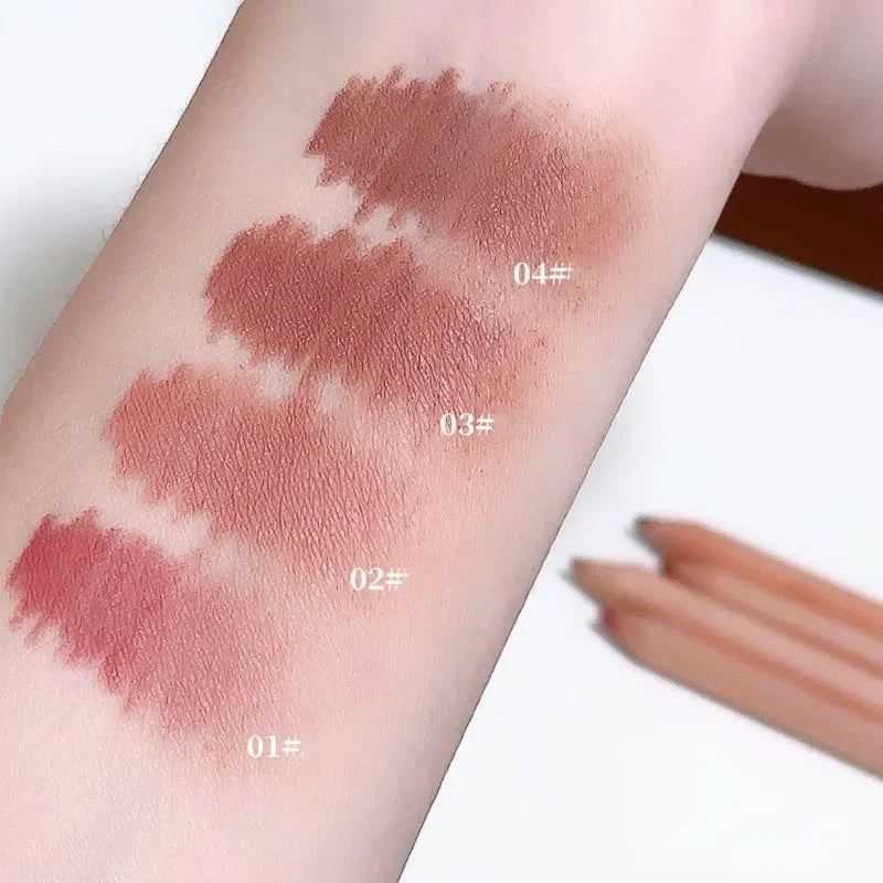 Waterproof Matte Lip Liner Pencil - Long Lasting, Moisturising, Non-stick Cup