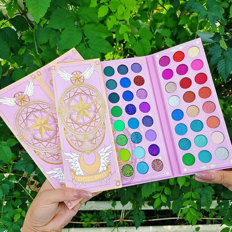 Colorful Eyeshadow Palette with 96 Colors - Shimmer, Matte, Sequin for Creative Makeup