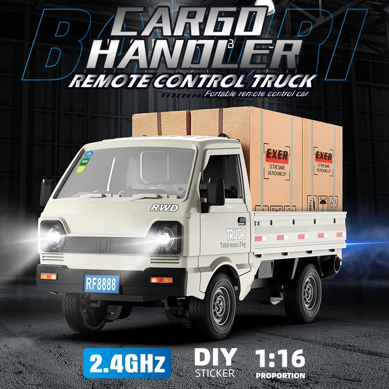 1:16 RC Truck with Spray Lights and LED Lighting, Climbing & Drift Fun