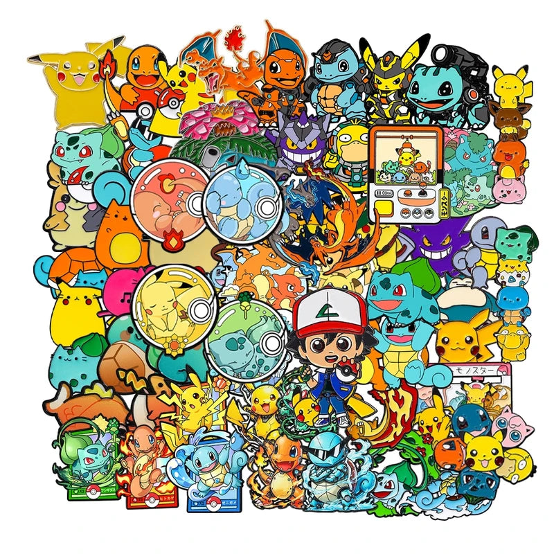 Set of 4-20 Mixed Monster Enamel Lapel Pins Kawaii Cartoon Elf Brooches Party Gift