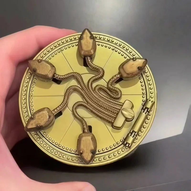Rotating Snake Jewelry Box for Proposal Wedding Ring Storage Gift Decor