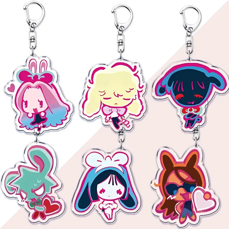 Anime Keychains for Bags & Accessories - Chibis Cartoon Luka Ivan Till Mizi Hyuna Sua