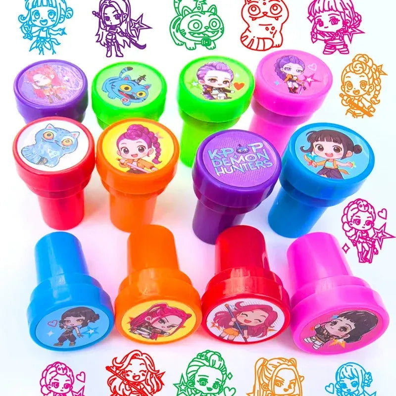 Kids Stamp Set 12 or 24 Pieces Birthday Party Favors DIY Painting & Teaching Tools