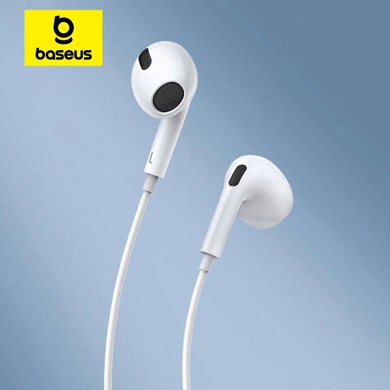 Wired In-Ear Headphones with Microphone for Xiaomi Samsung Type-C