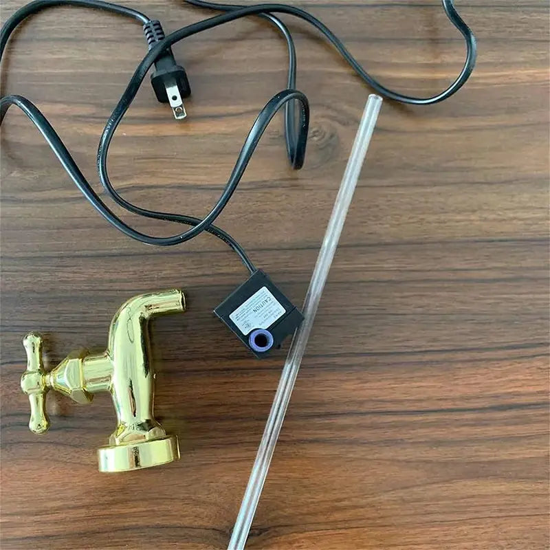 Floating Faucet Water Fountain Kit for Garden & Yard Decor - Invisible, Windproof