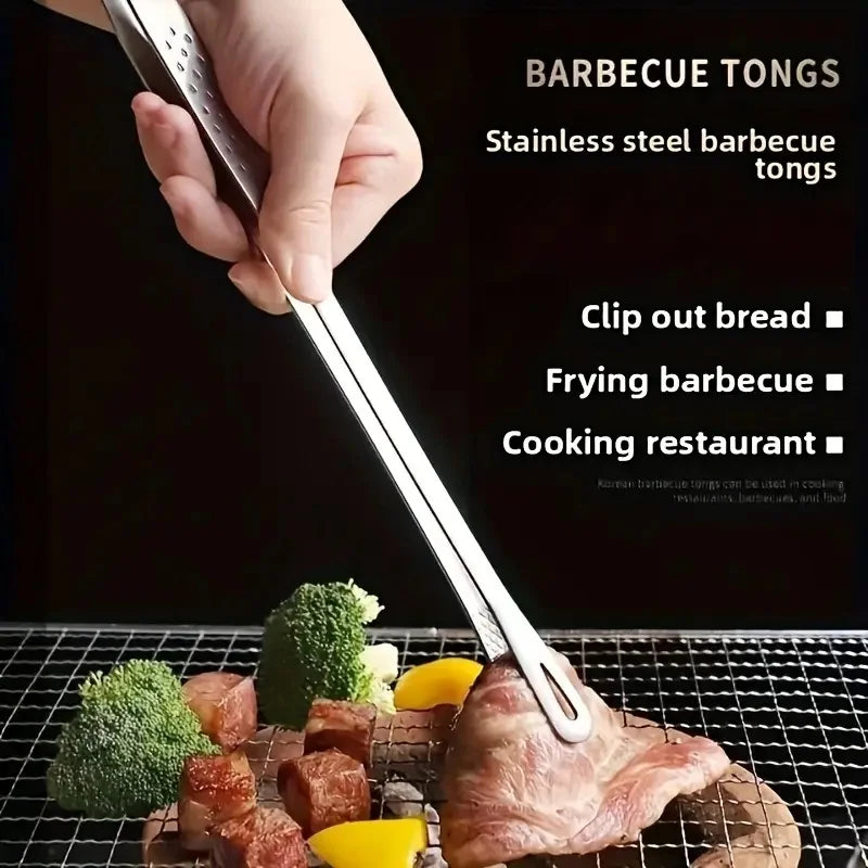 Stainless Steel Multifunctional Barbecue Clips - Durable Kitchen & Camping Tools