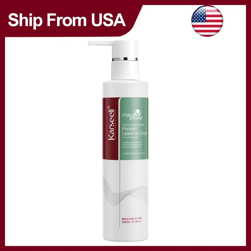 Protein Leave-In Hair Conditioner for All Hair Types - 200ml Repair Treatment