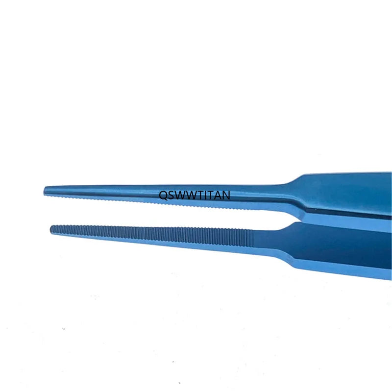 Titanium Vascular & Cardiac Tissue Forceps Micro Surgical Dissecting Forceps - Flat & Round Handles