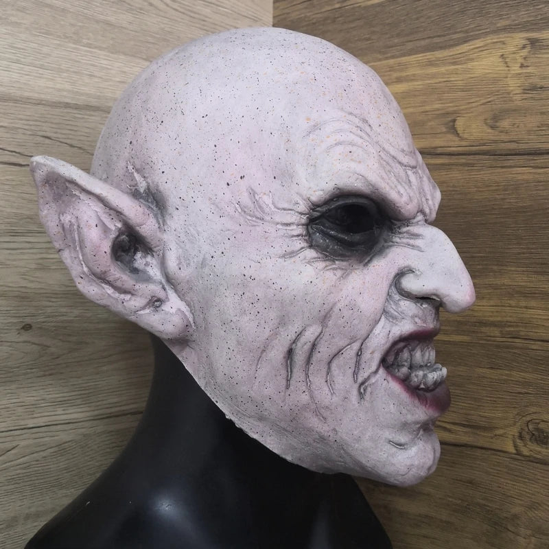 Nosferatu Vampire Latex Mask - Scary Halloween Costume Accessory