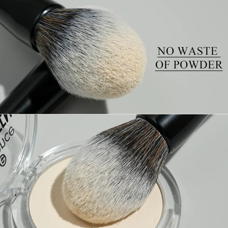 Dual-Ended Makeup Brush Set - 12 Vegan Professional Contour Foundation Eyebrow Brushes