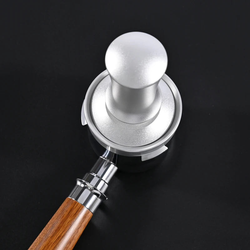 Coffee Dosing Funnel with Magnets - Aluminum Replacement Ring for Portafilter