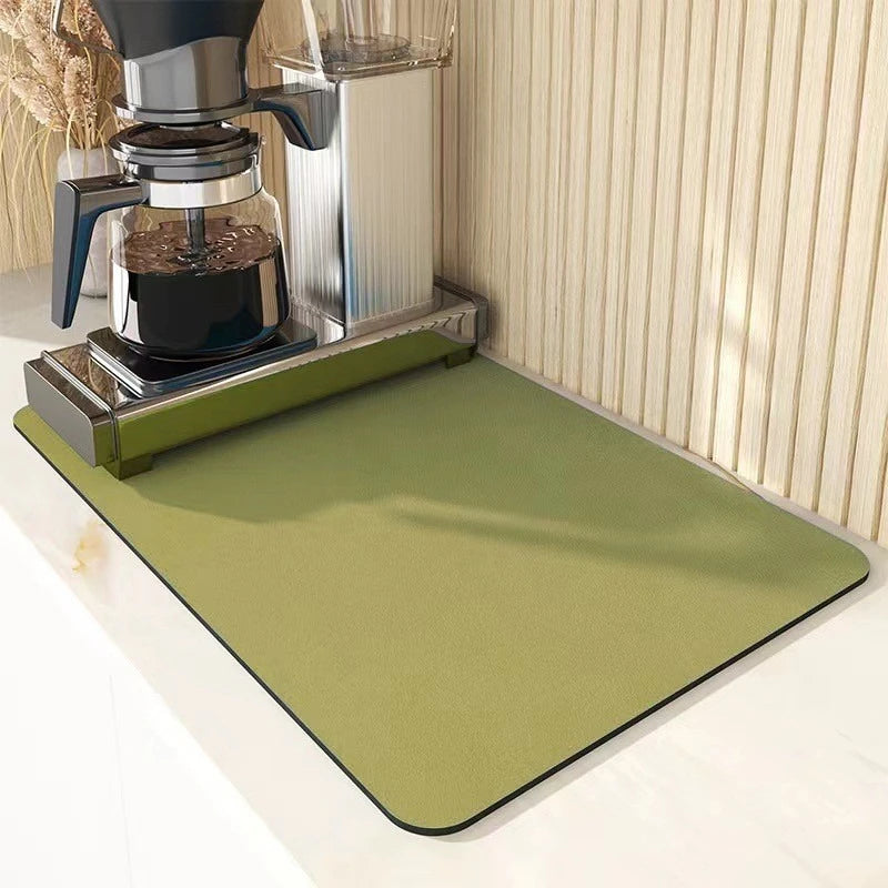 Super Absorbent Waterproof Kitchen Drainage Mat for Dish Drying and Heat Insulation