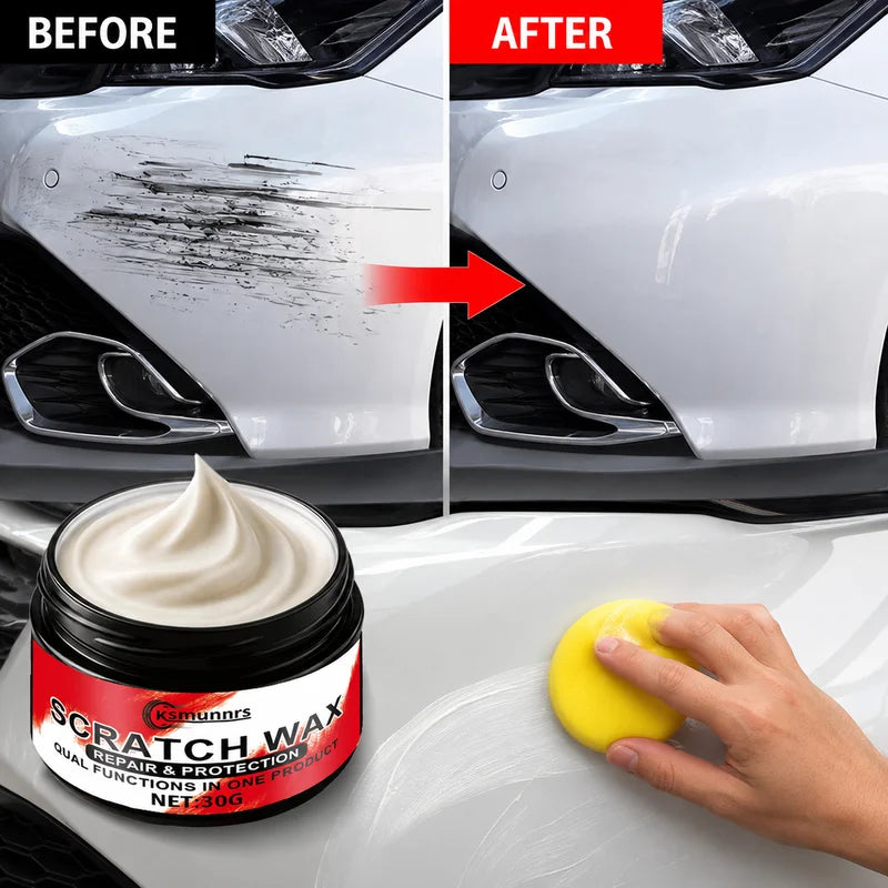 Multi-Functional Car Scratch Remover Wax and Vehicle Polish - Restores Shine