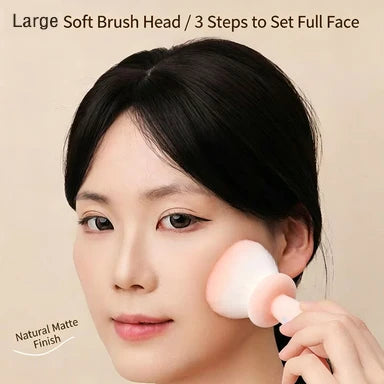 Large Mushroom Blusher Brush with Ultra-Soft Bristles - Cosmetic Makeup Brush