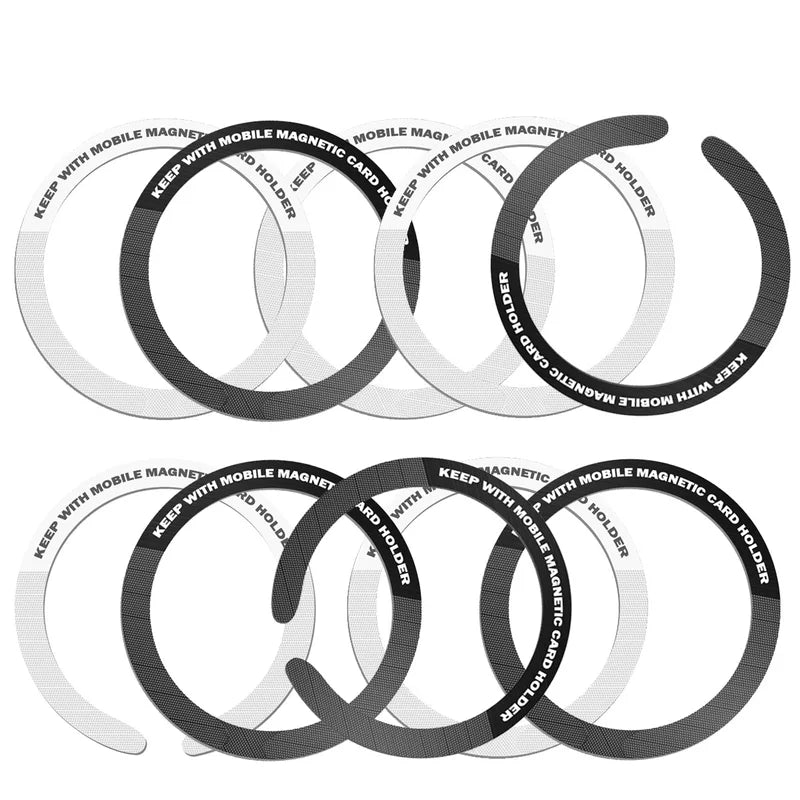 Magnetic Plate Ring for Mobile Phones Universal Metal Sticker Support for Wireless Charging and Car Holders