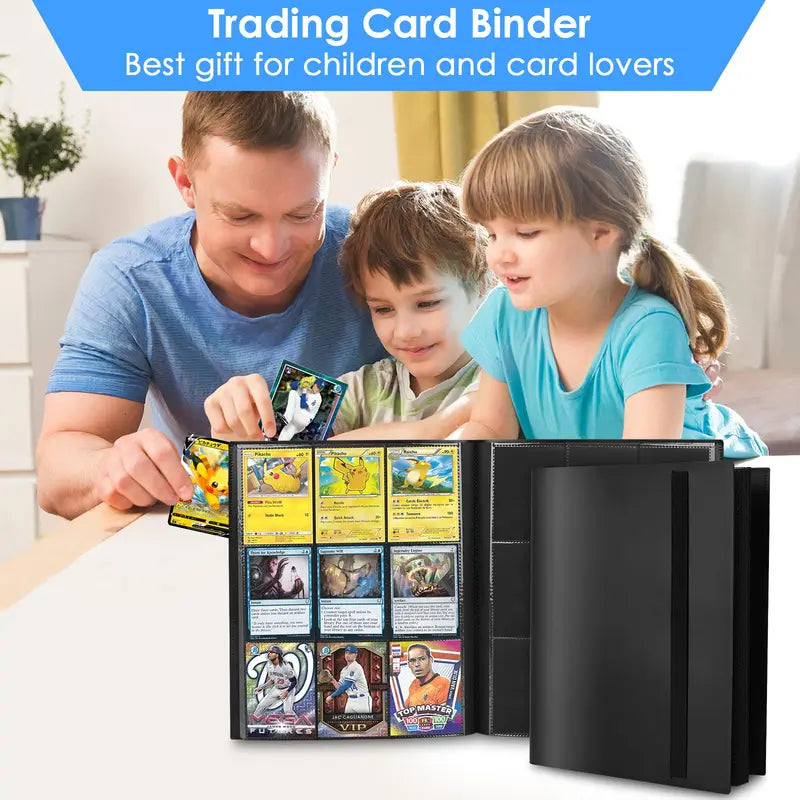 Premium 9-Pocket Card Binder for Trading & Collectible Cards Large Capacity