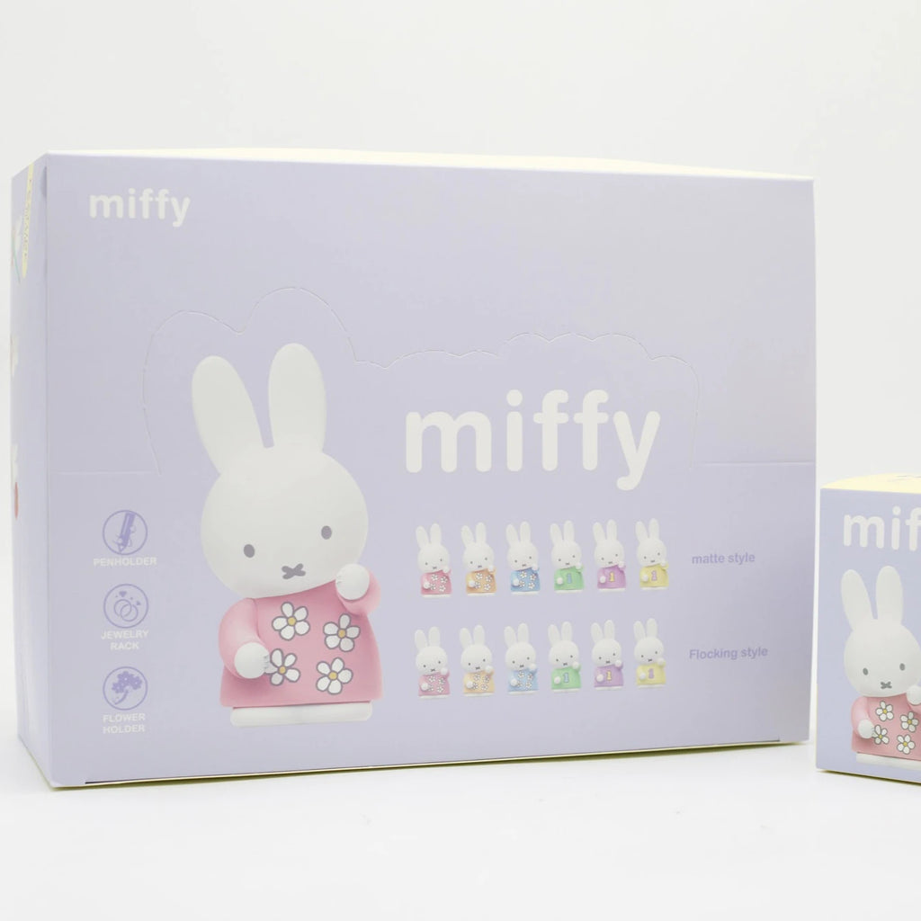 Kawaii Miffy Desktop Organizer Pen Holder Jewelry Stand Blind Box - Cute Rabbit Figurine