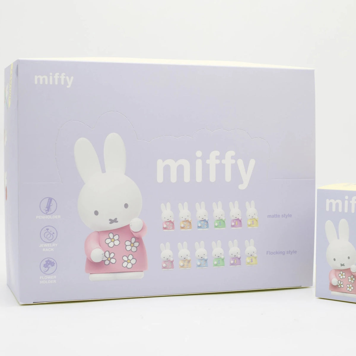 Kawaii Miffy Desktop Organizer Pen Holder Jewelry Stand Blind Box - Cute Rabbit Figurine