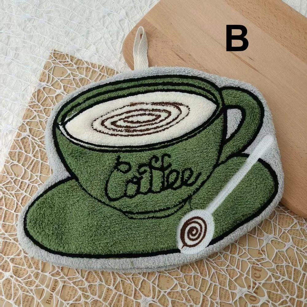 Ultra Light Coffee Towel - Quick Dry Hanging Kitchen & Bathroom Towel