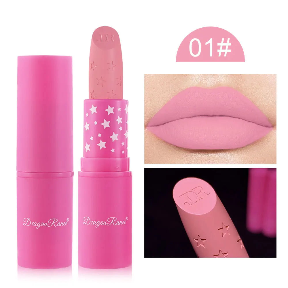 3-Piece Matte Lipstick Set Waterproof Long-Lasting High Pigment Lip Makeup