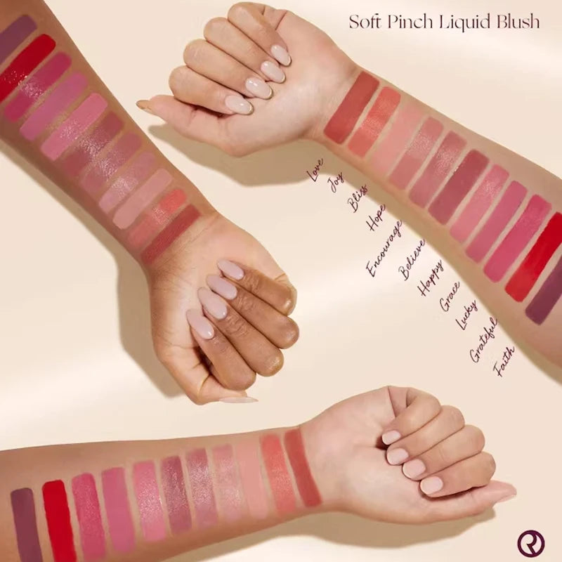 Liquid Blush for Face - Long Lasting Silky Smooth Makeup with Plump Finish