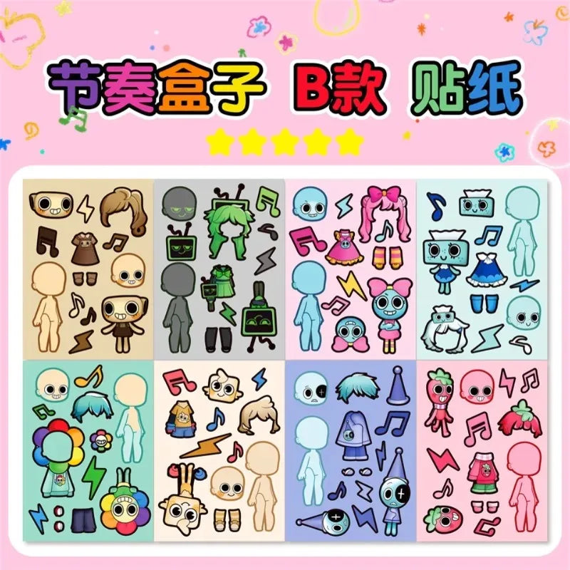 DIY Cartoon Puzzle Stickers Pack for Kids Creative Art & Craft Toys