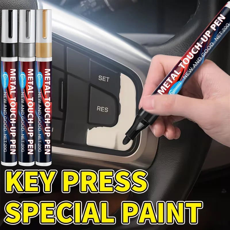 Car Button Paint Repair Pen - Touch-Up Scratch & Color Restoration for Auto Interior