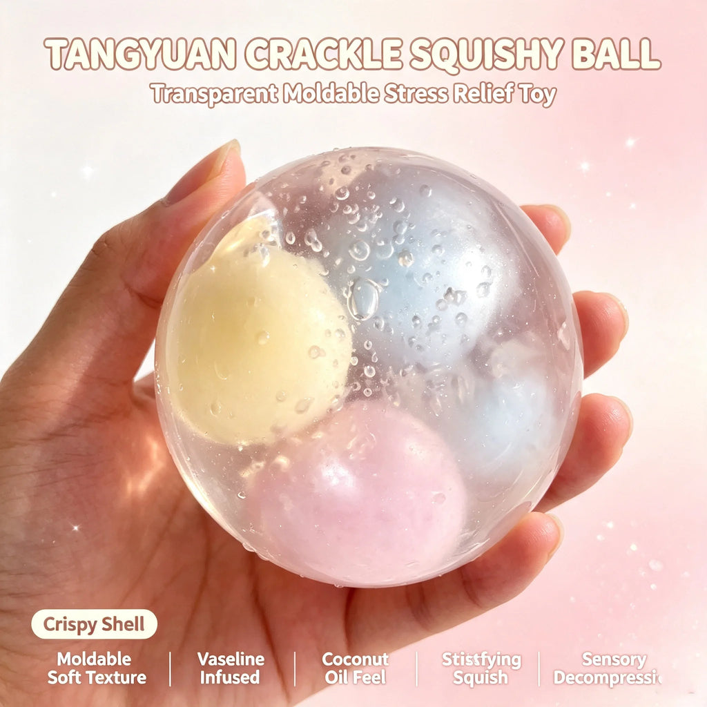 Stress Relief Leather Ball Toy - Rice Dumpling Shape Hand Fun & Decompression