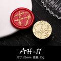 Mysterious Skull Skeleton Ghost Wax Seal Stamp Head for Cards Envelopes Halloween Invitations Scrapbooking