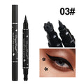 Double-Ended Waterproof Eyeliner Pen - Smudge-Proof Liquid Makeup