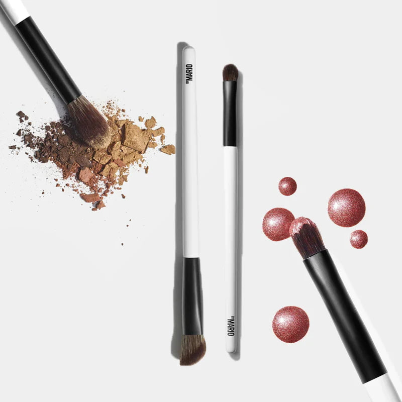 Multi-Color Makeup Brush Set - Soft Fiber Face & Cheek Brushes for Highlight & Blush